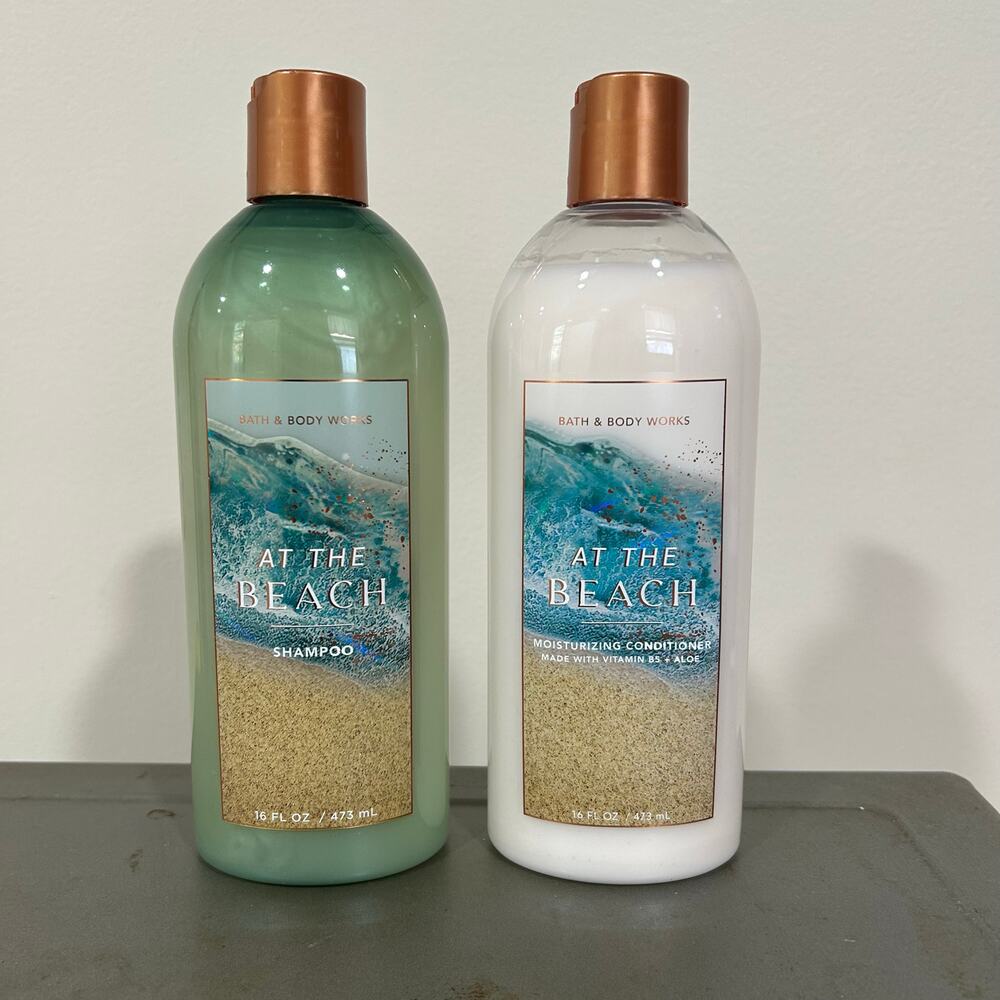 NEW Bath & Body Works At The Beach Shampoo & Conditioner Set